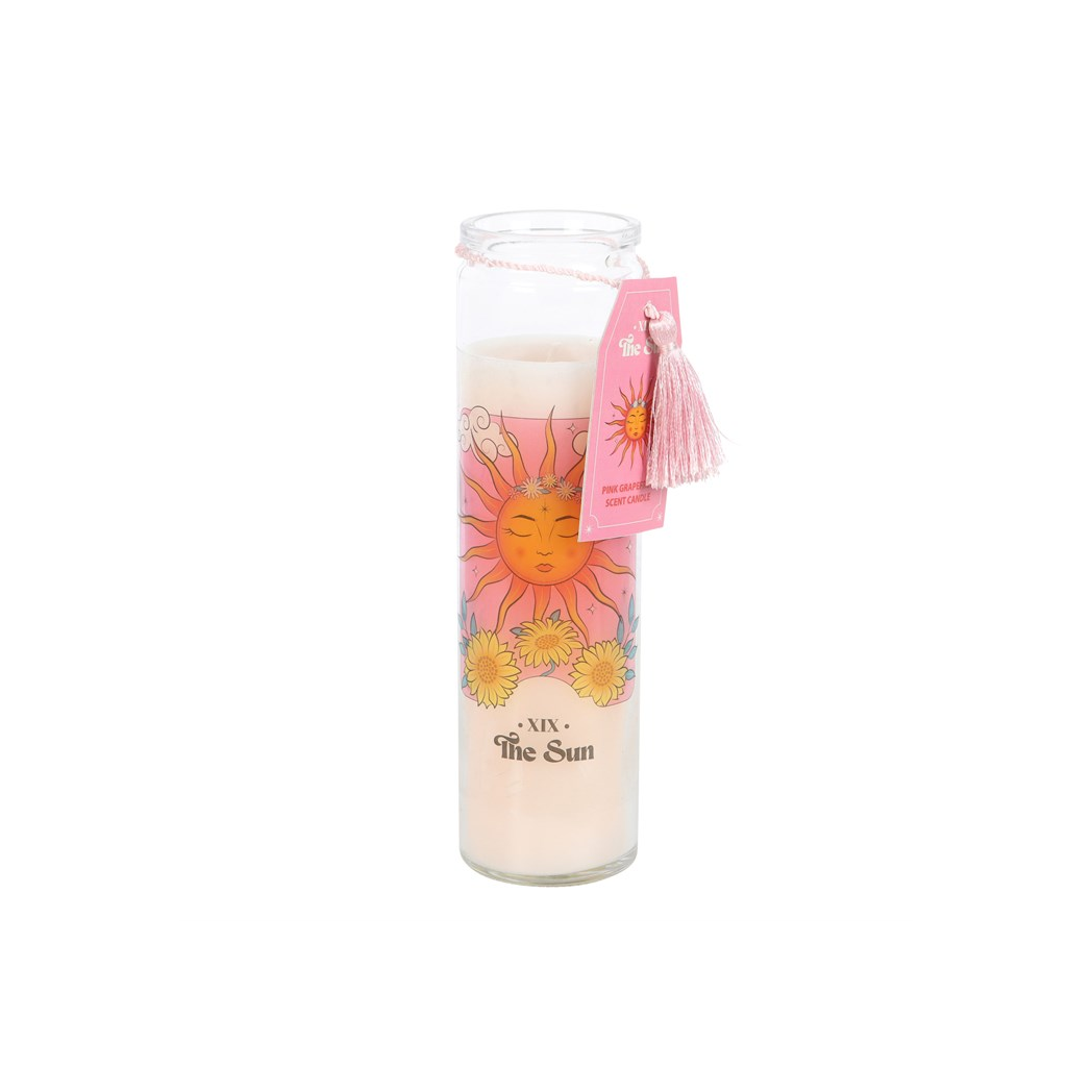 THE SUN TAROT TUBE CANDLE