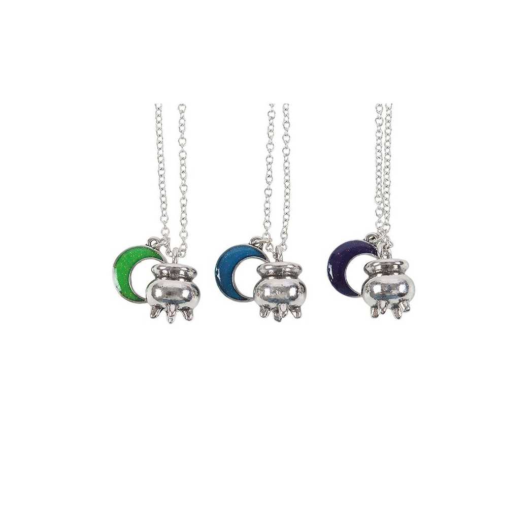COVEN SISTERS CAULDRON CHARM NECKLACES SET