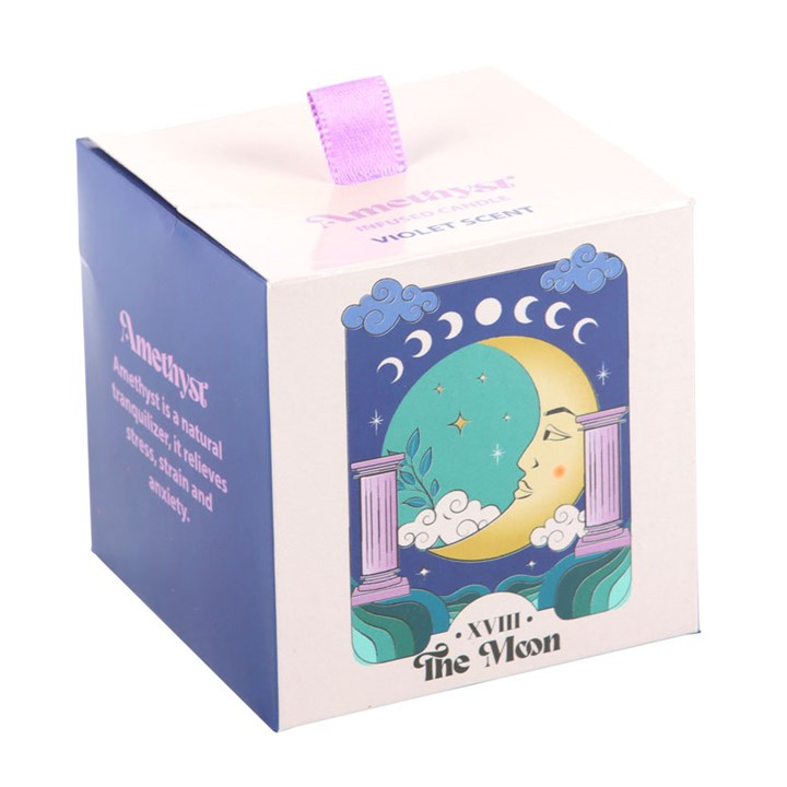THE MOON AMETHYST CRYSTAL CANDLE