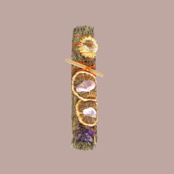 ROSEMARY + PALO SANTO + RHODONITE RITUAL BUNDLE