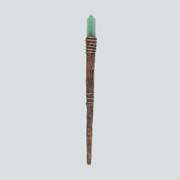 THIN ABUNDANCE AVENTURINE CRYSTAL WAND