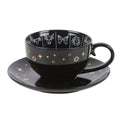 ASTROLOGY FORTUNE TELLING TEACUP + SAUCER