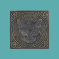 BLACK CAT FORTUNE TELLER SIGN