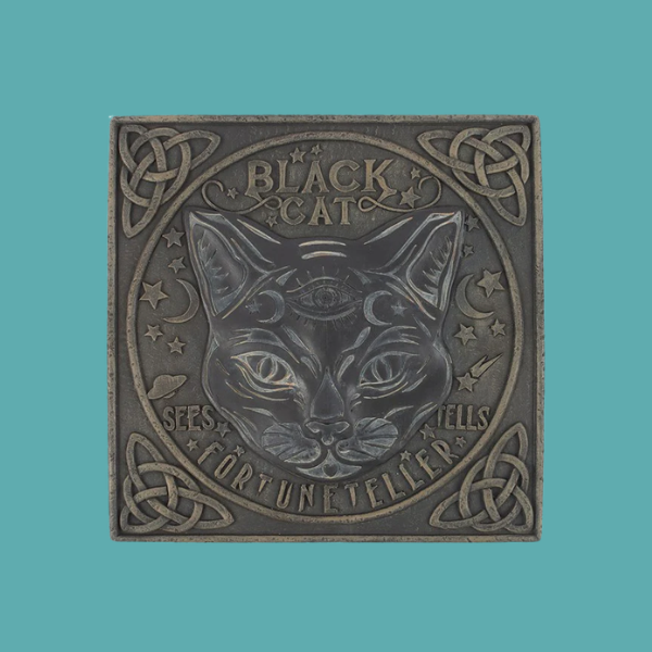 BLACK CAT FORTUNE TELLER SIGN