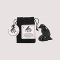 BLACK OBSIDIAN RAVEN ORNAMENT