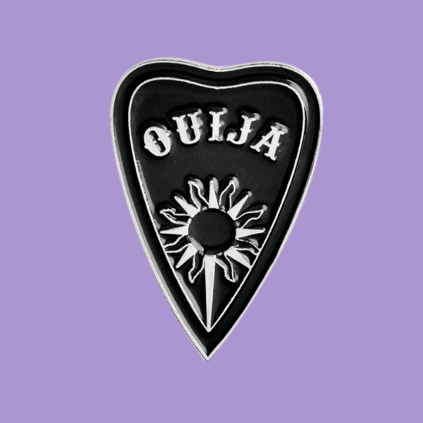 BLACK PLANCHETTE PIN