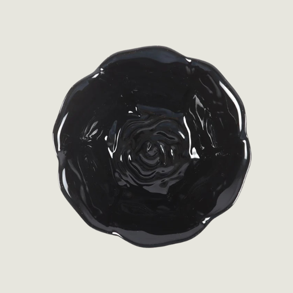 BLACK ROSE TRINKET DISH
