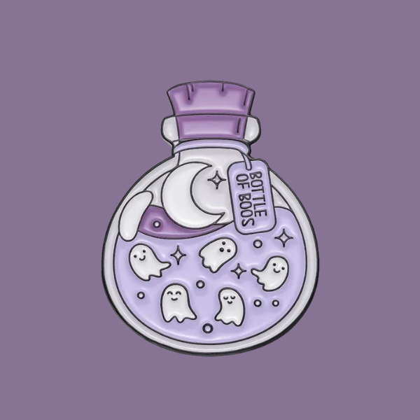 BOTTLE OF BOOS POTION BOTTLE PIN