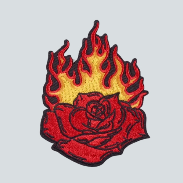 BURNING ROSE PATCH