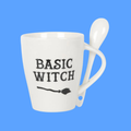 BASIC WITCH MUG + SPOON SET