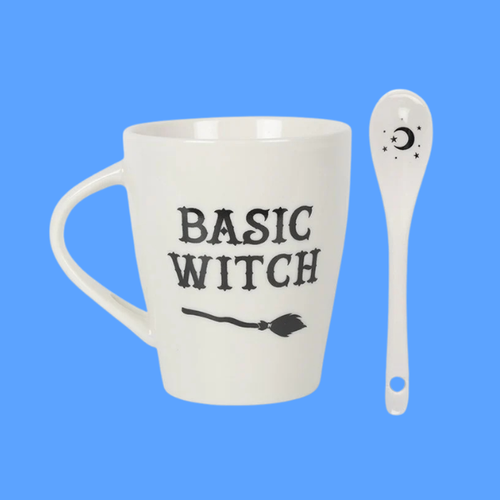 BASIC WITCH MUG + SPOON SET