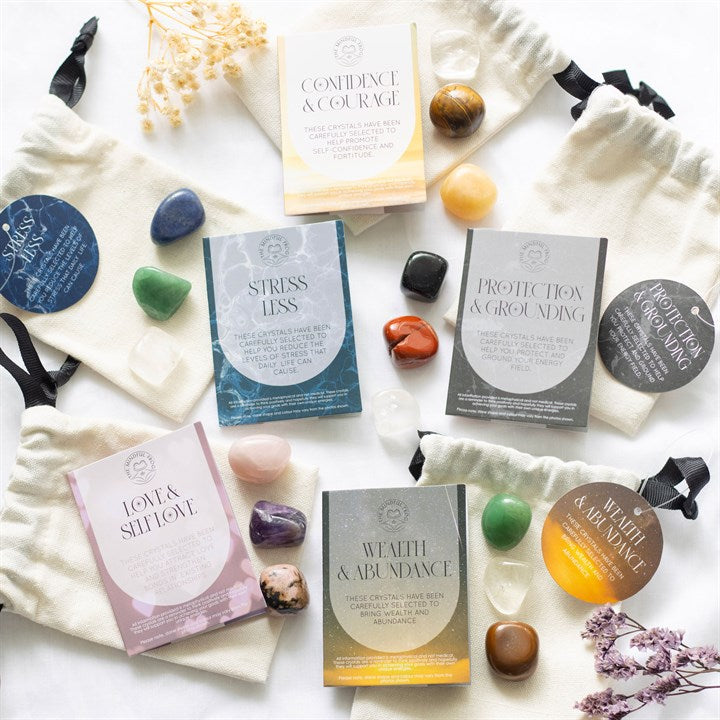 PROTECTION + GROUNDING CRYSTAL GIFT SET