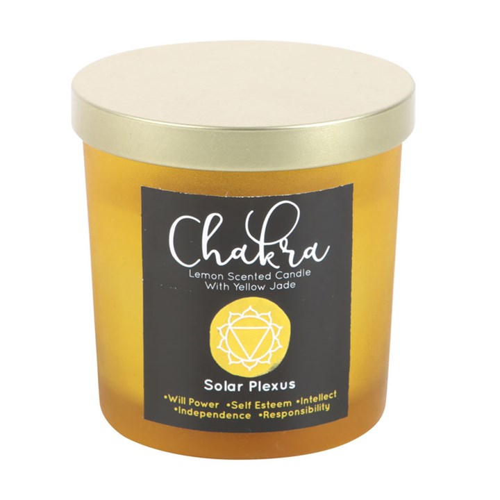SOLAR PLEXUS CHAKRA CRYSTAL CANDLE