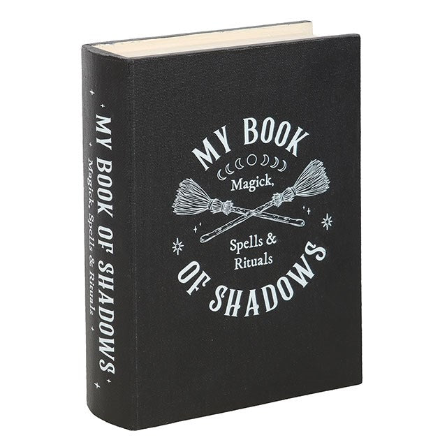 MY BOOK OF SHADOWS BOOK SHAPED STORAGE BOX