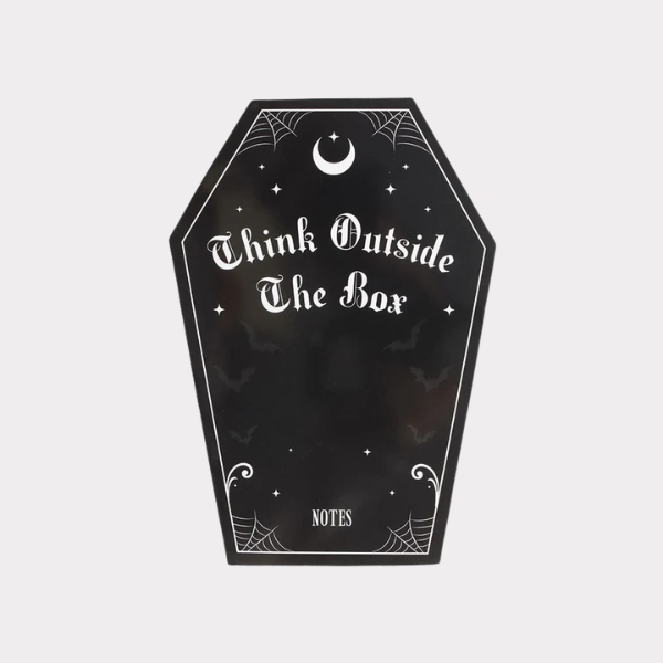 COFFIN SHAPED NOTEBOOK