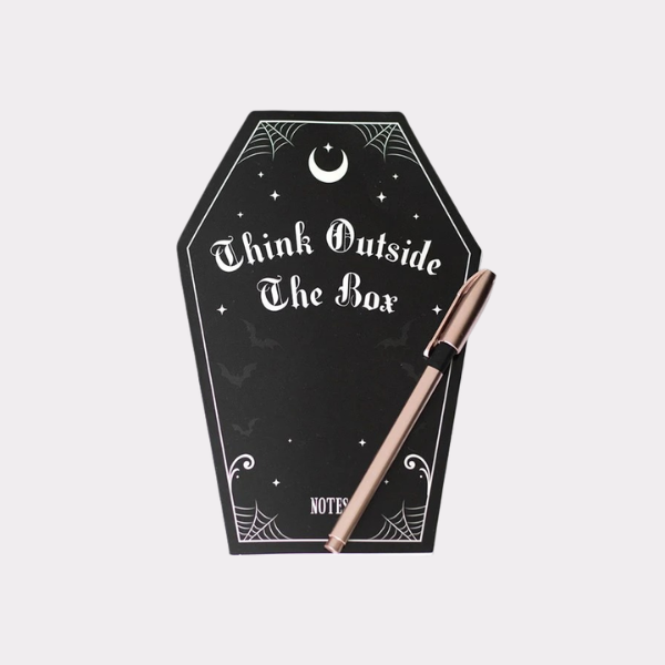 COFFIN SHAPED NOTEBOOK