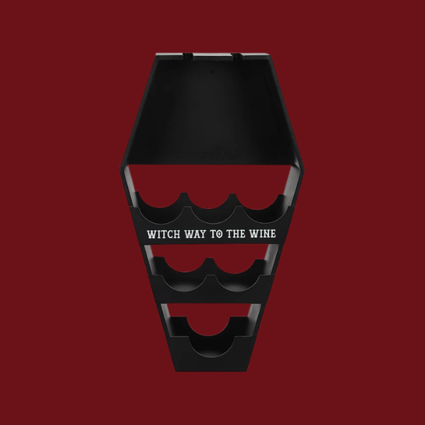 COFFIN WINE SHELF
