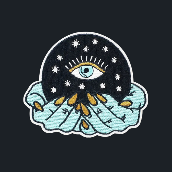 CRYSTAL BALL EVIL EYE PATCH