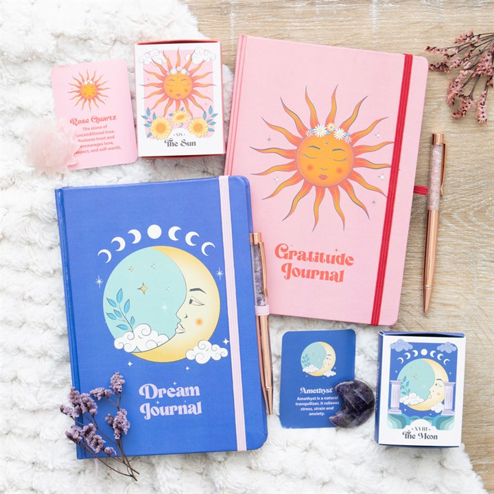 THE MOON DREAM JOURNAL + AMETHYST PEN