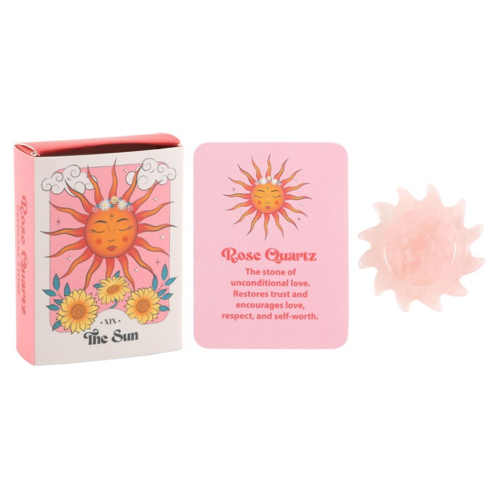ROSE QUARTZ CRYSTAL SUN GIFT SET