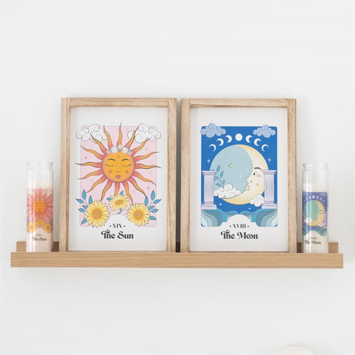THE MOON FRAMED ART PRINT