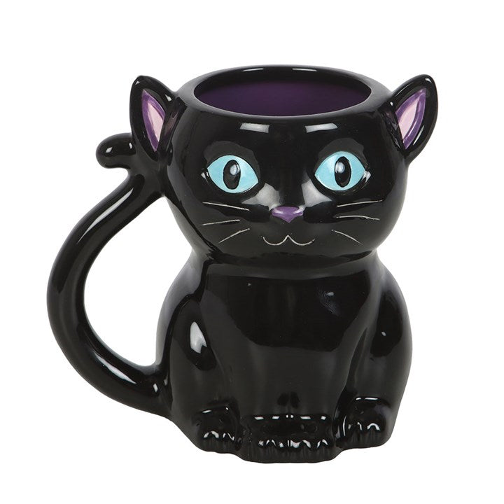CUTE BLACK CAT MUG