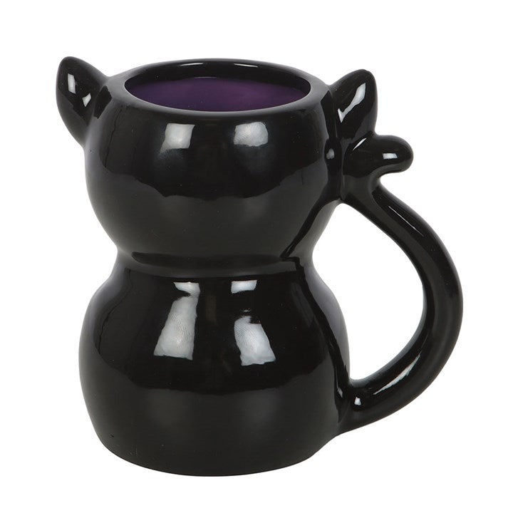 CUTE BLACK CAT MUG