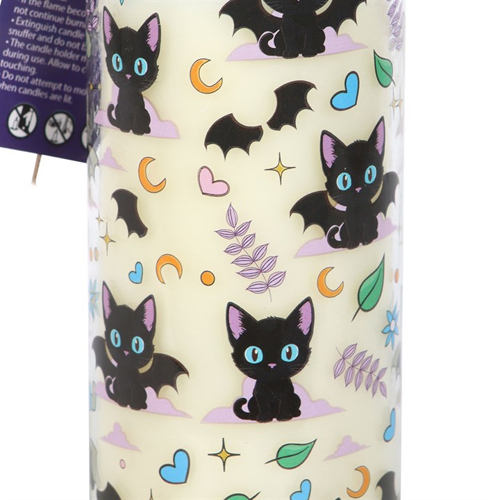 CUTE + CREEPY CAT TUBE CANDLE