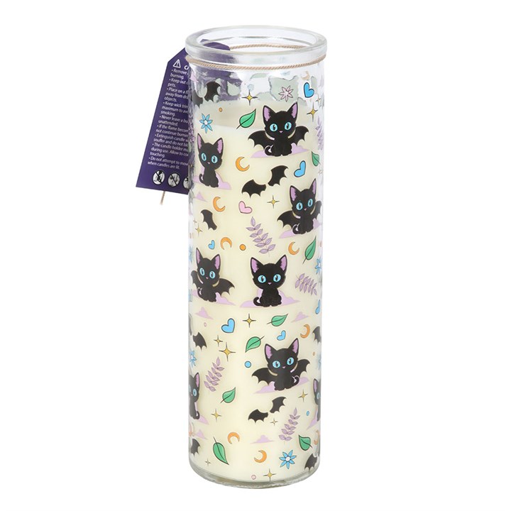 CUTE + CREEPY CAT TUBE CANDLE