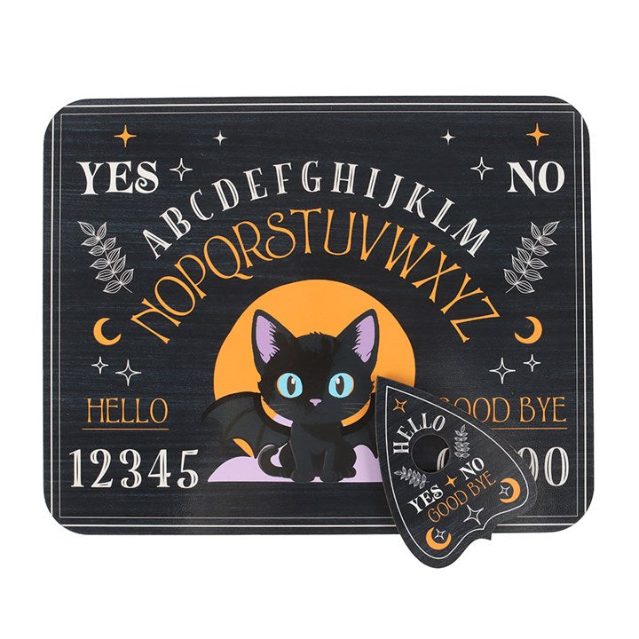 BLACK CAT TALKING BOARD + PLANCHETTE