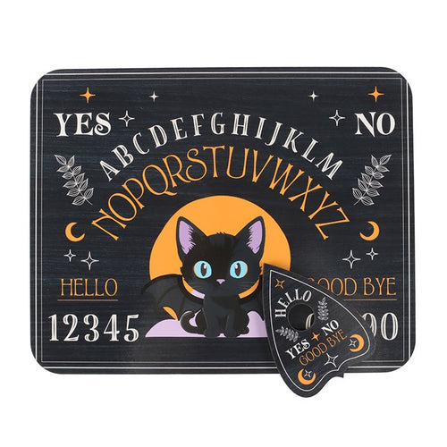 BLACK CAT TALKING BOARD + PLANCHETTE