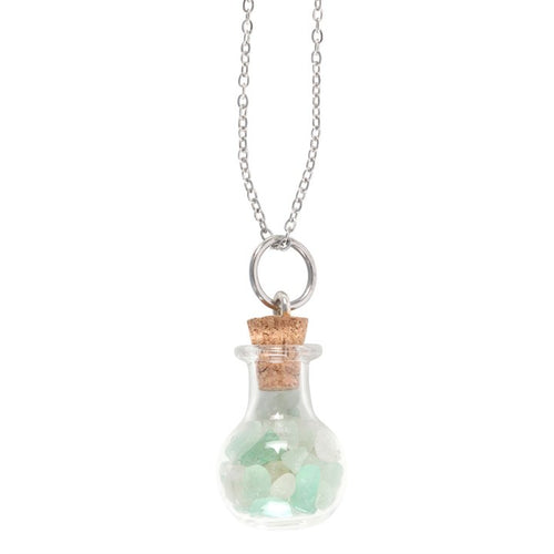 AVENTURINE POTION BOTTLE NECKLACE