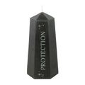 PROTECTION CRYSTAL CANDLE + ROUGH BLACK OBSIDIAN