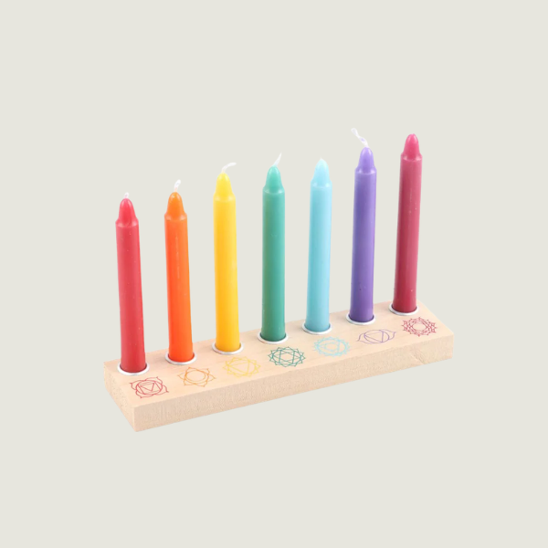 CHAKRA CANDLES + CRYSTALS GIFT SET