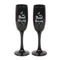 DEAD THIRSTY CHAMPAGNE FLUTES