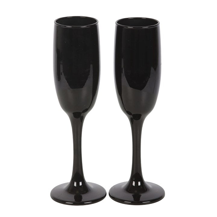 DEAD THIRSTY CHAMPAGNE FLUTES