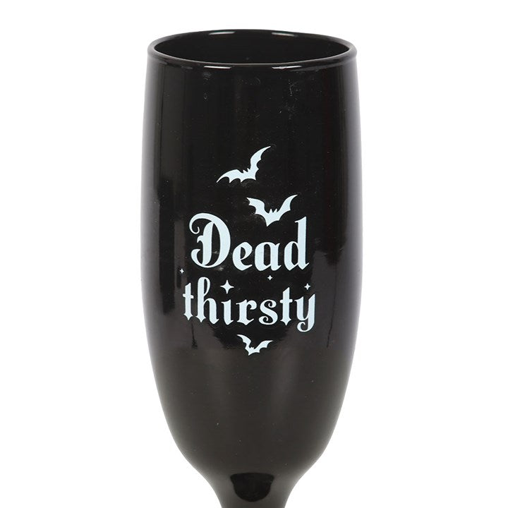 DEAD THIRSTY CHAMPAGNE FLUTES
