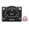 PINK + BLACK TALKING BOARD + PLANCHETTE