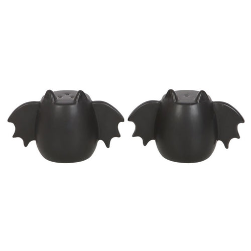 BAT WING SALT + PEPPER SHAKERS