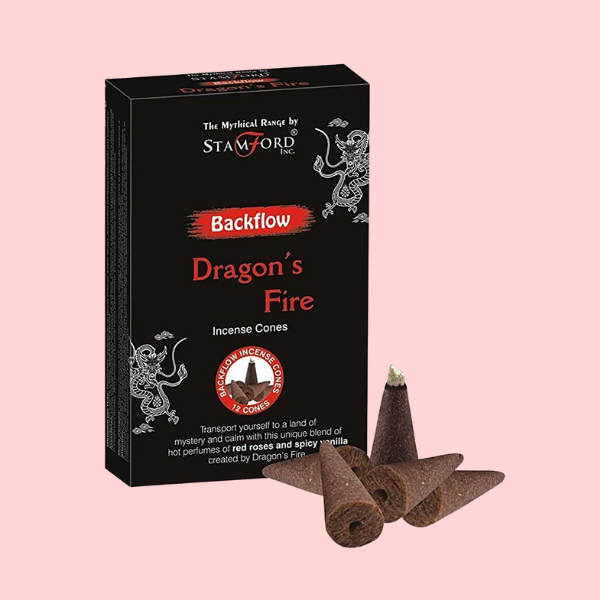 DRAGON'S FIRE BACKFLOW INCENSE CONES