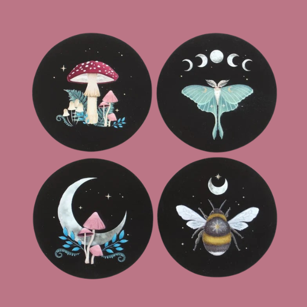 MYSTICAL FOREST COASTER SET
