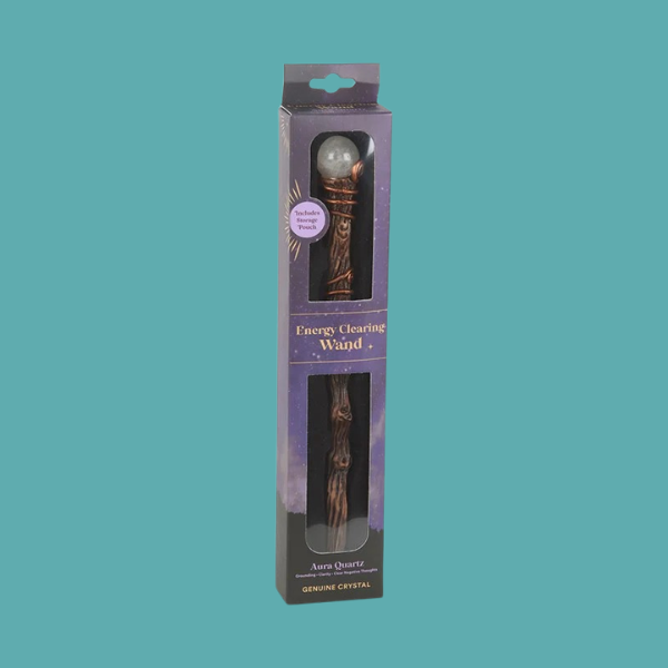 ENERGY CLEARING AURA QUARTZ CRYSTAL WAND