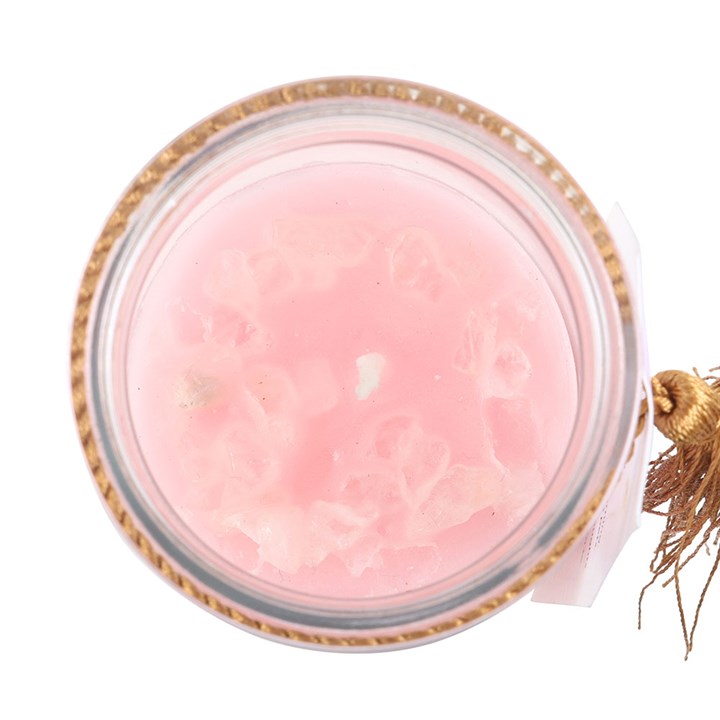 LET YOUR INNER LIGHT SHINE CRYSTAL TUBE CANDLE