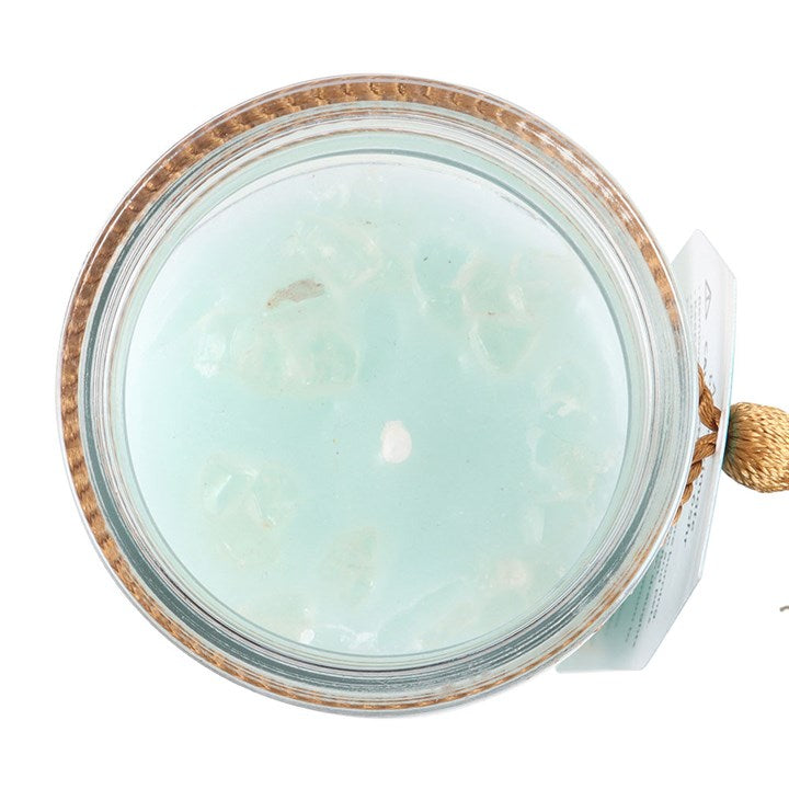MANIFEST YOUR BEST LIFE CRYSTAL TUBE CANDLE