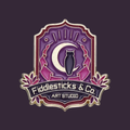 FIDDLESTICKS ART STUDIO PIN