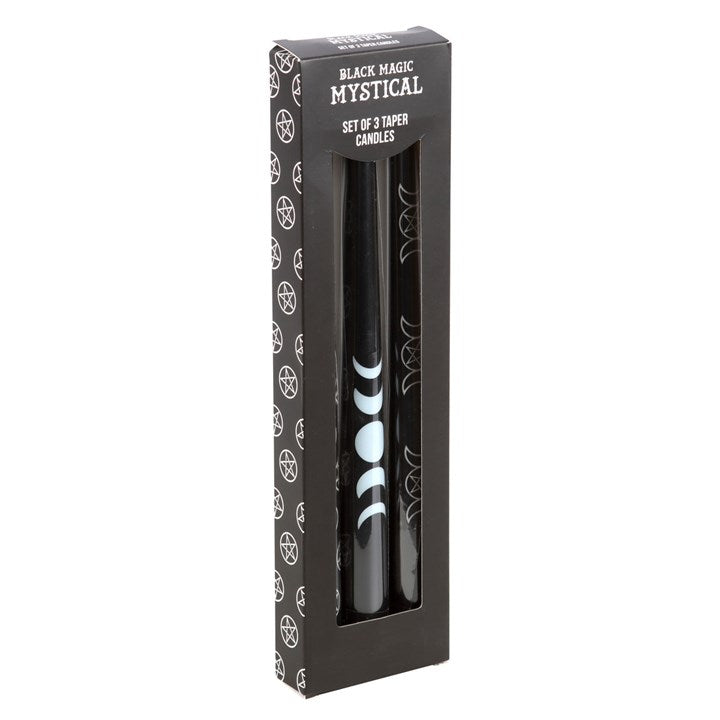 BLACK MAGIC MYSTICAL TAPER CANDLES