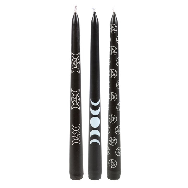 BLACK MAGIC MYSTICAL TAPER CANDLES