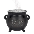TRIPLE MOON CAULDRON INCENSE CONE BURNER