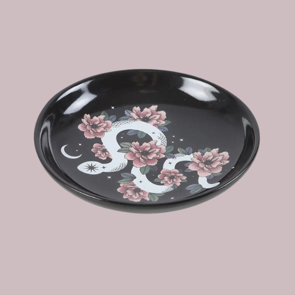 FLORAL SNAKE TRINKET DISH