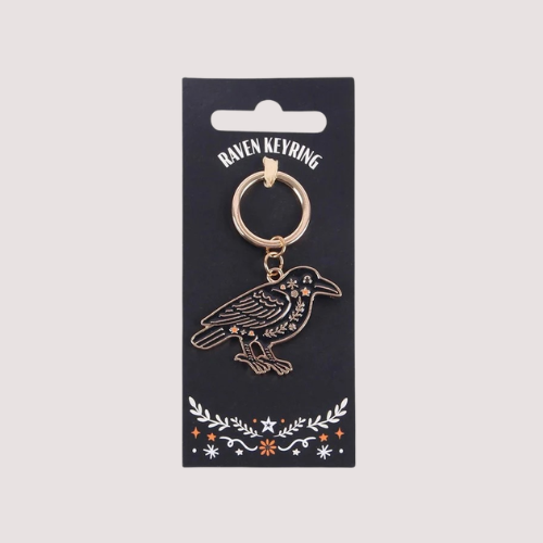FOLK RAVEN KEYRING